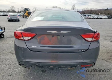 2016 Chrysler 200 Limited z USA, uszkodzony, nr VIN 1C3CCCAB6GN123762